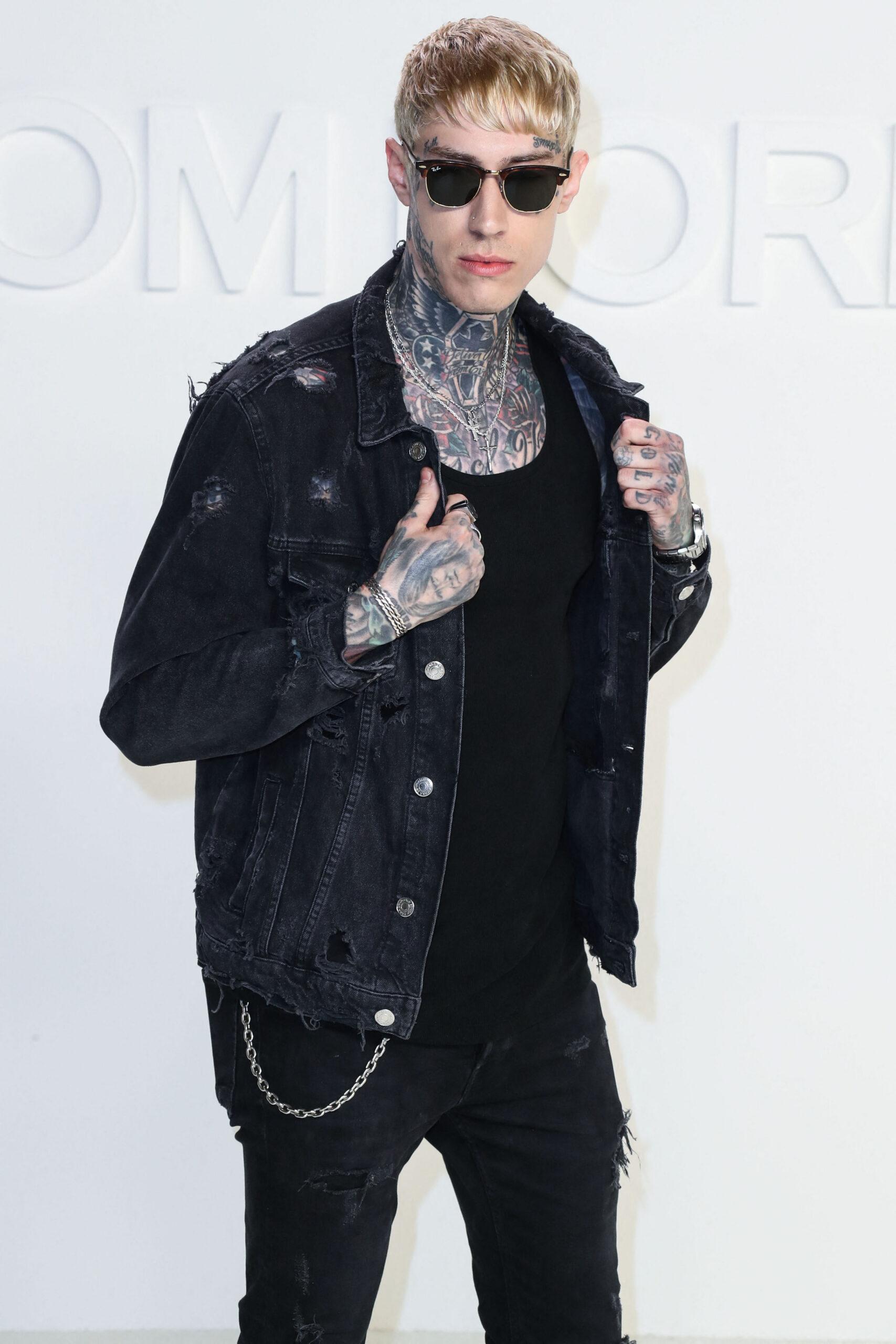 Trace Cyrus Unleashes On Sister Brandi Over 'Mold-Infested Home' 2 Trace Cyrus at Tom Ford: Autumn/Winter 2020 Fashion Show