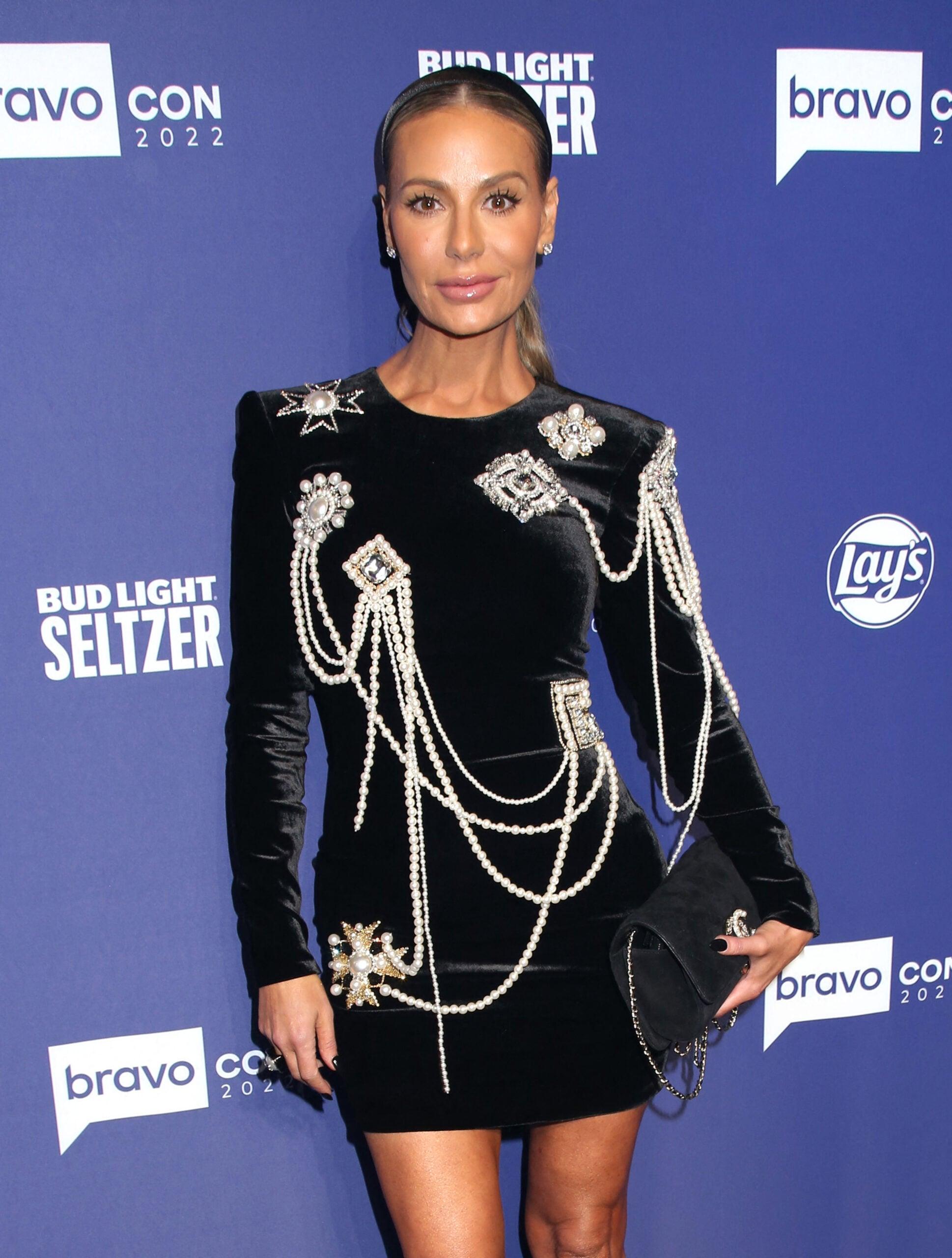 Dorit Kemsley posing on the red carpet.