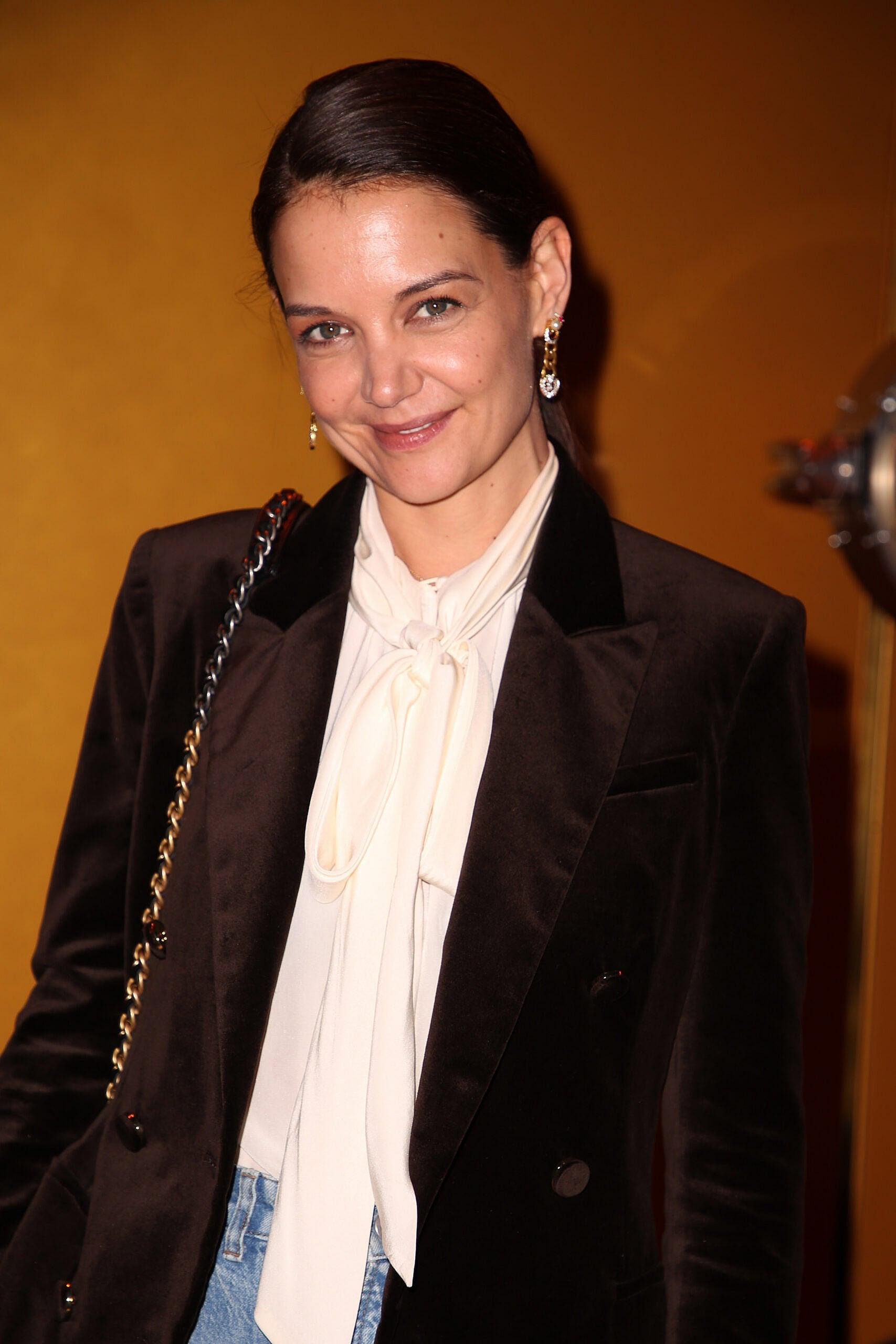 Katie Holmes at the Zimmerman F/W 2020 Fashion Show -NYC