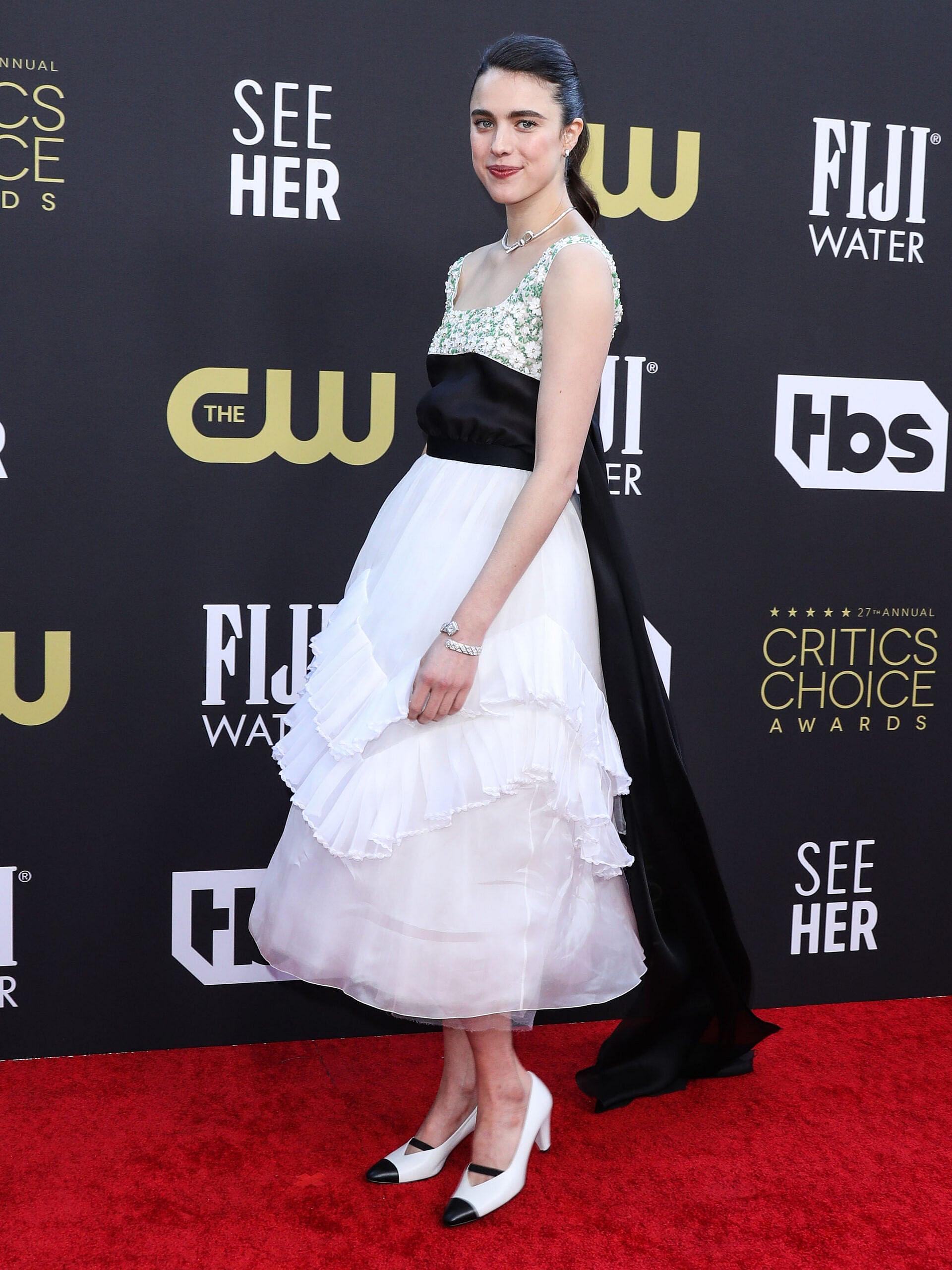 27th Annual Critics' Choice Awards held at the Fairmont Century Plaza Hotel on March 13, 2022 in Century City, Los Angeles, California, United States. 13 Mar 2022 Pictured: Margaret Qualley.