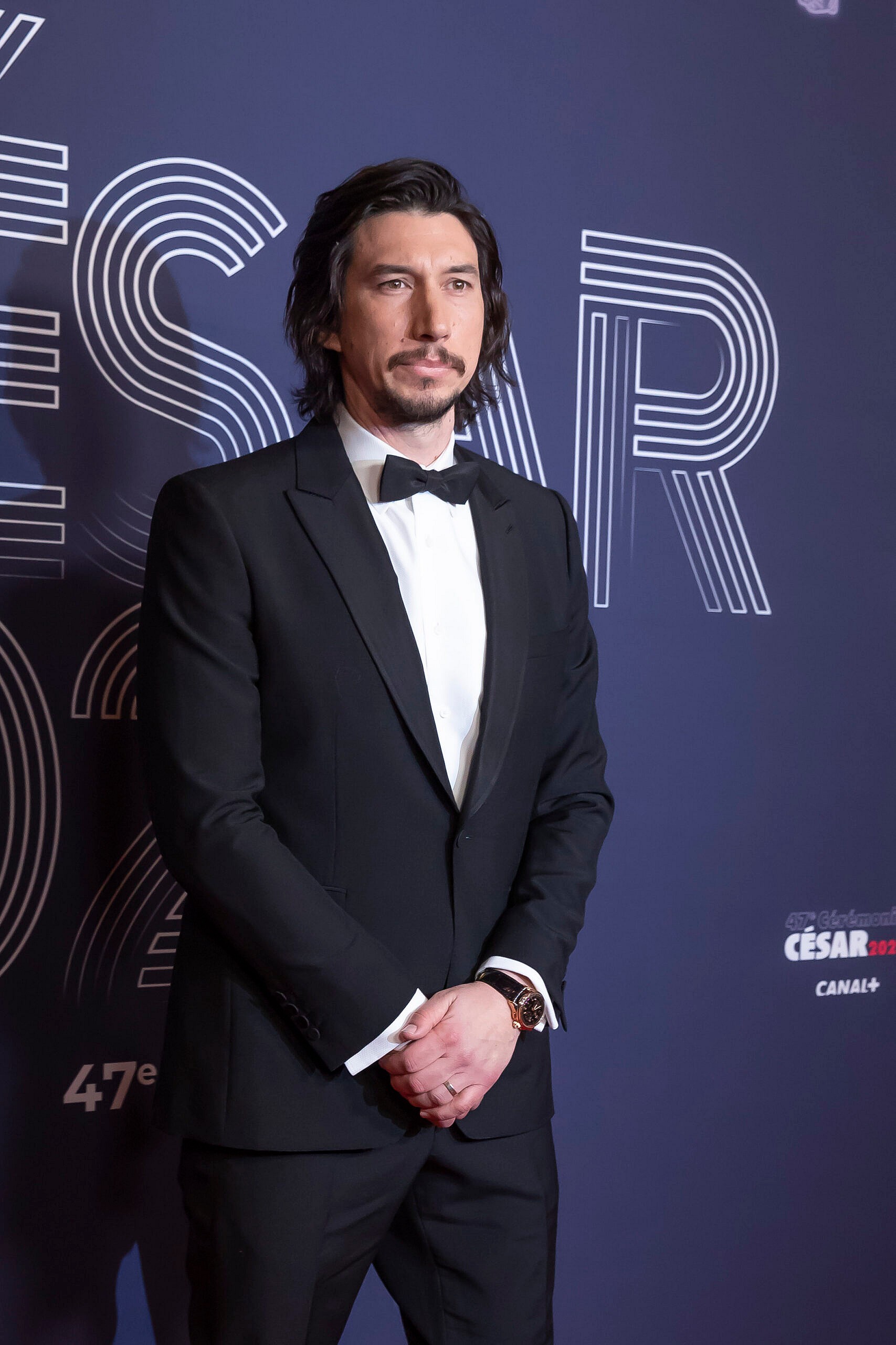 Adam Driver arrives at the 47th Cesar Film Awards Ceremony in Paris