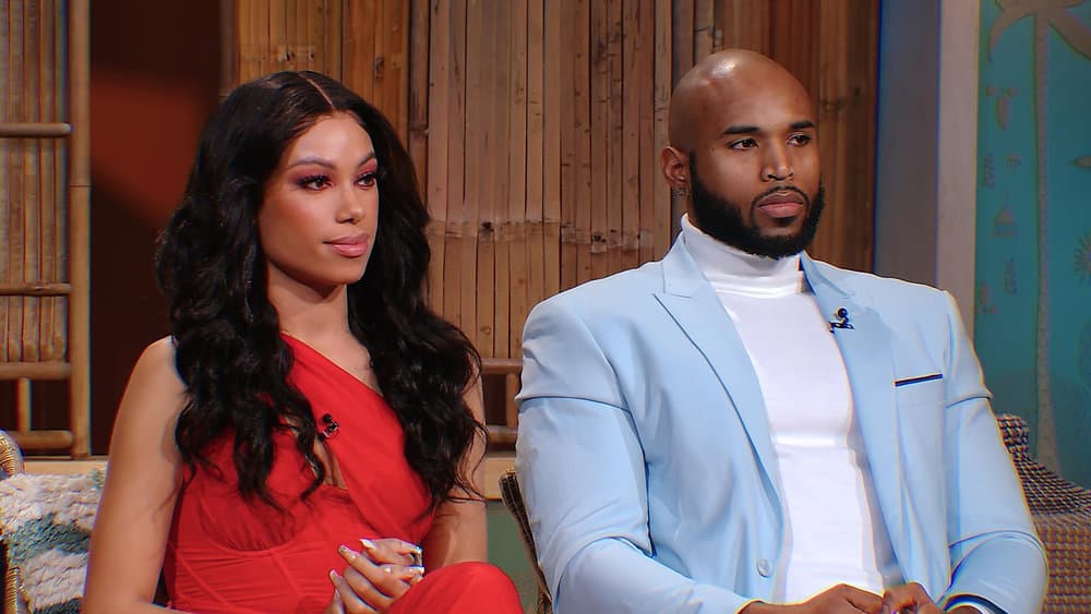 Lascelles and Ashley an Temptation Island reunion