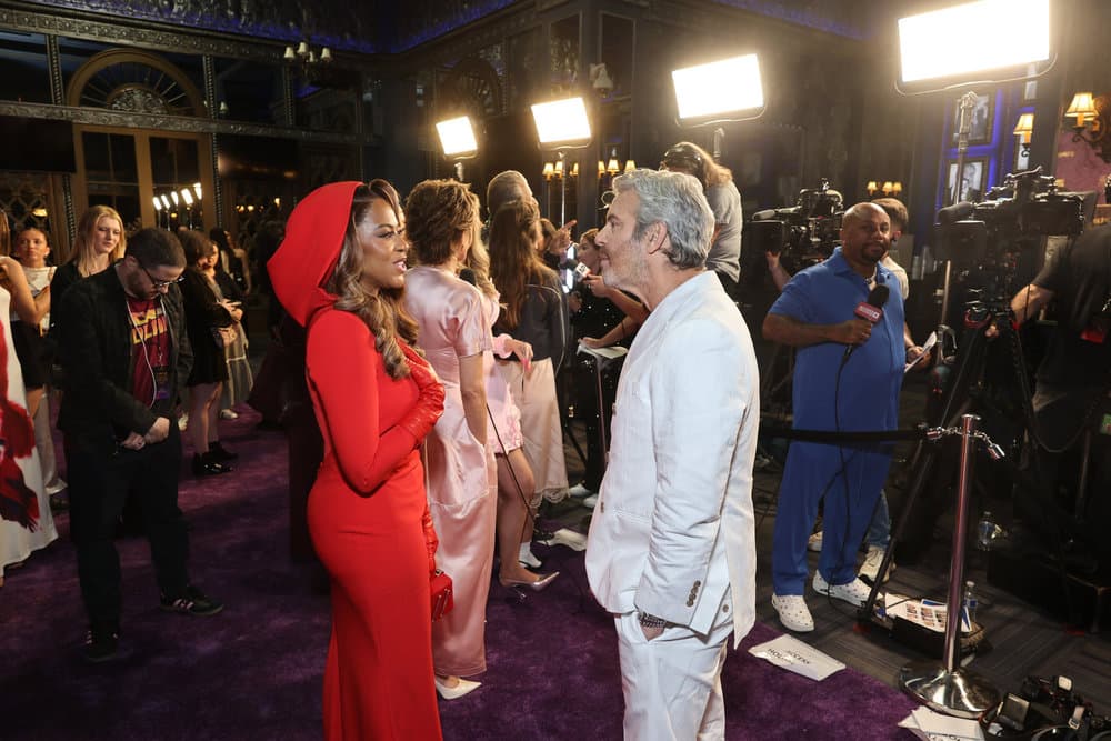 Mary Cosby and Andy Cohen. 