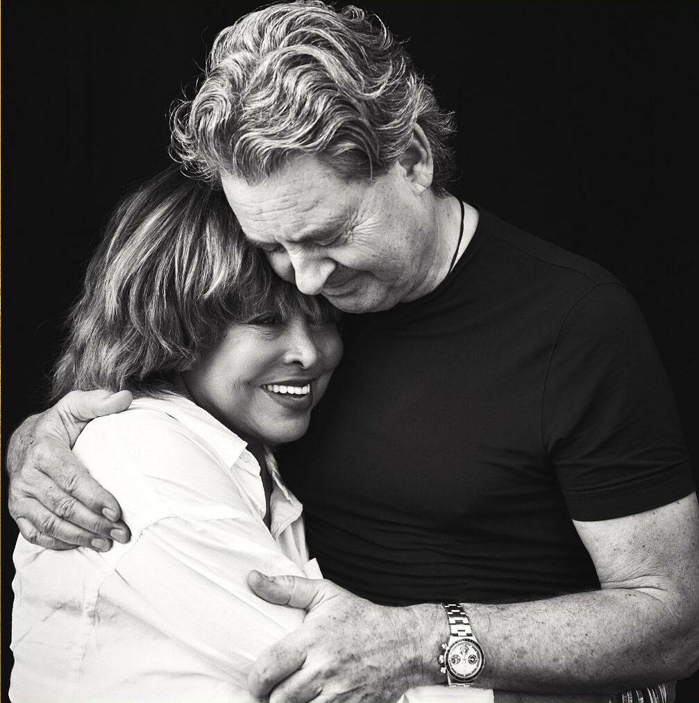 Tina Turner with her husband, Erwin Bach