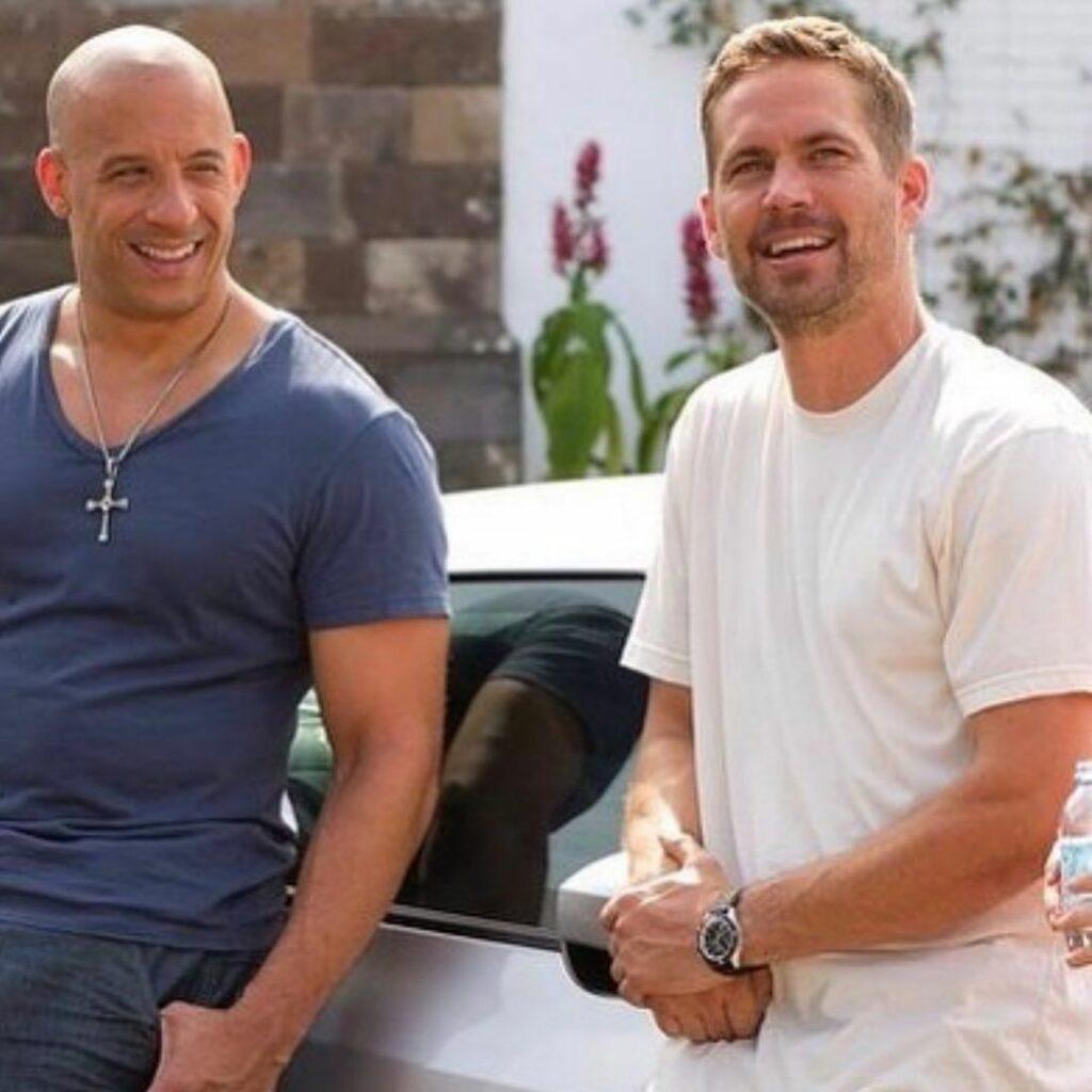 Vin Diesel with the late Paul Walker