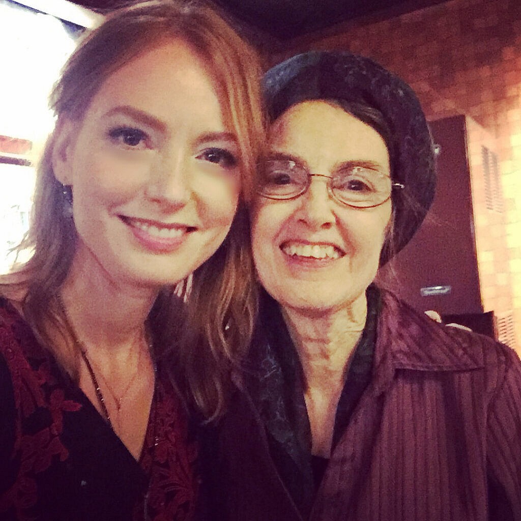 Alicia Witt and parents