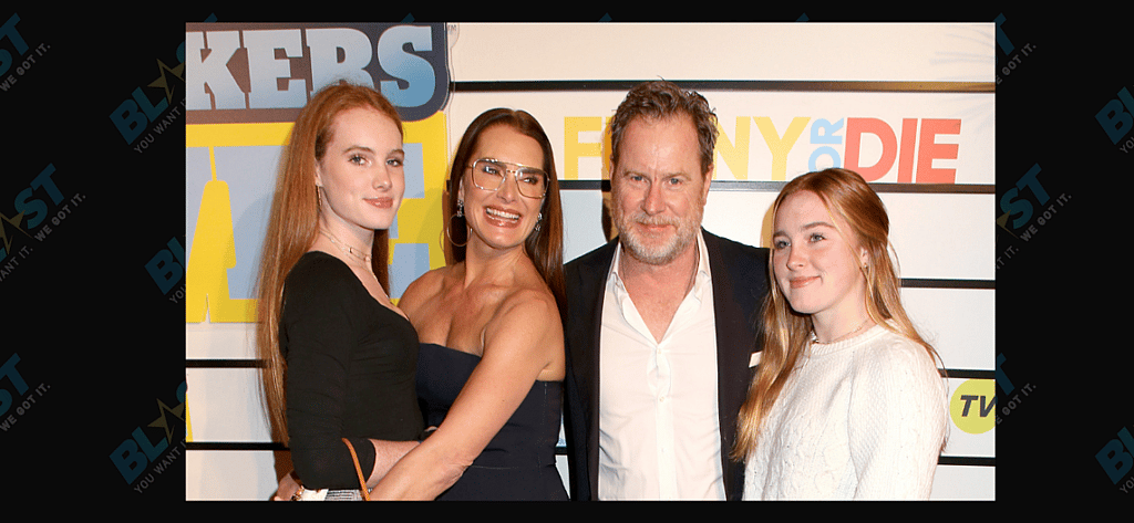 Brooke Shields, Chris Henchy and daughters