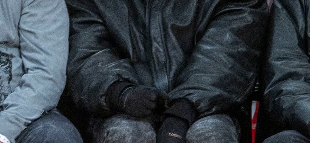 November 26, 2021, Los Angeles, California, USA: Kanye West attends a NBA game between the Los Angeles Lakers and the Sacramento Kings on Friday November 26, 2021 at the Staples Center in Los Angeles, California. 26 Nov 2021 Pictured: November 26, 2021, Los Angeles, California, USA: Kanye West attends a NBA game between the Los Angeles Lakers and the Sacramento Kings on Friday November 26, 2021 at the Staples Center in Los Angeles, California. JAVIER ROJAS/PI. Photo credit: ZUMAPRESS.com / MEGA TheMegaAgency.com +1 888 505 6342 (Mega Agency TagID: MEGA808803_001.jpg) [Photo via Mega Agency]