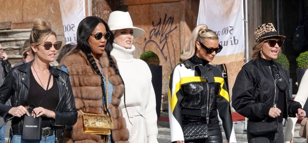 Real Houswives of Beverly Hills shooting in Rome