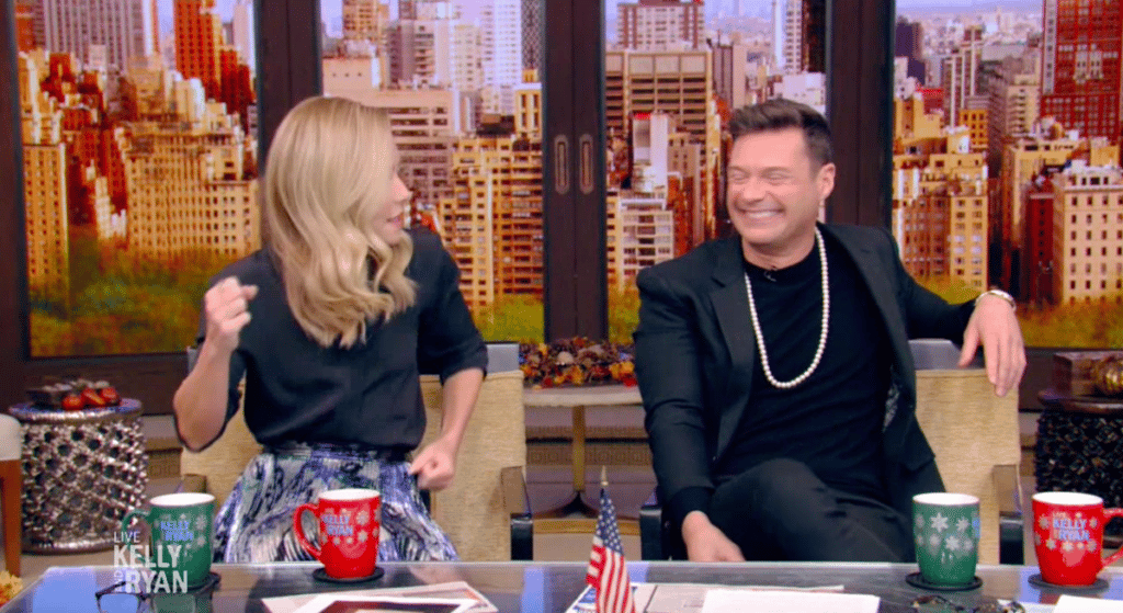 Kelly Ripa and Ryan Seacrest