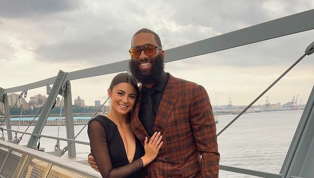 A lovely photo showing Rachael Kirkconnell and Matt James on a bridge wrapped in each other's arms.