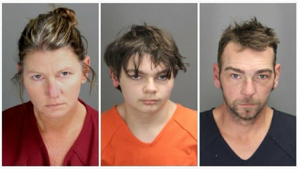 James Crumbley, Jennifer Crumbley, and Ethan Crumbley