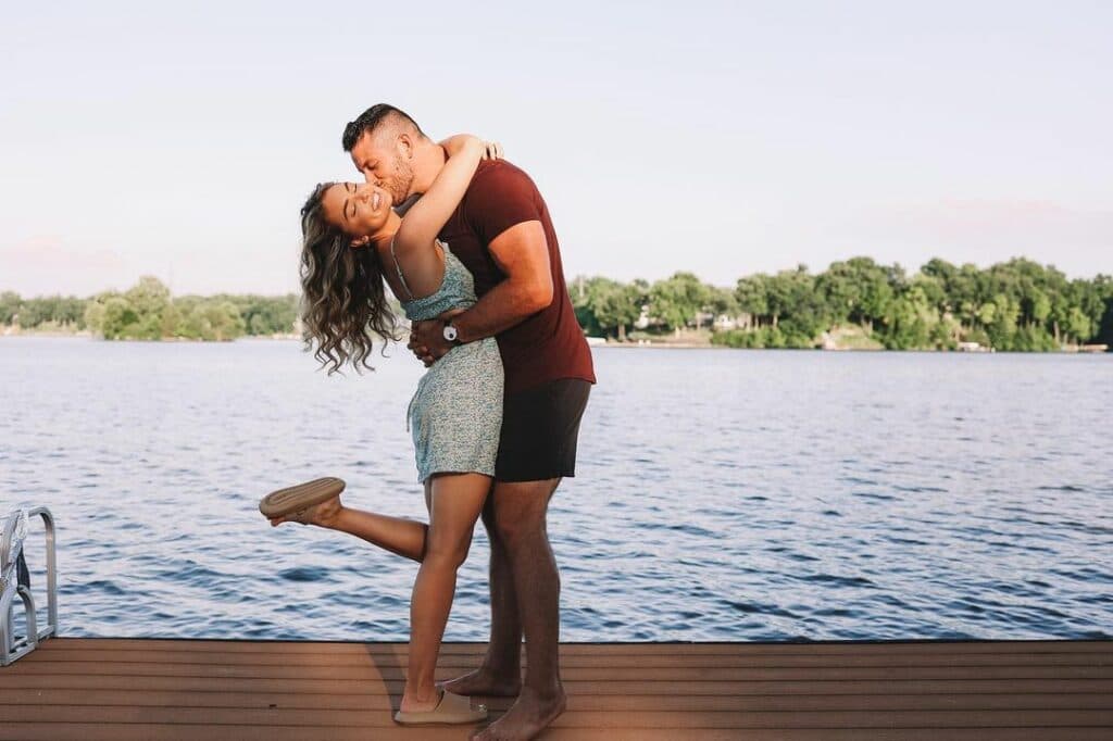 Clayton Echard and Susie Evans