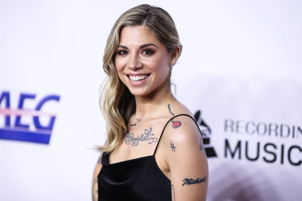 Christina Perri smiling.