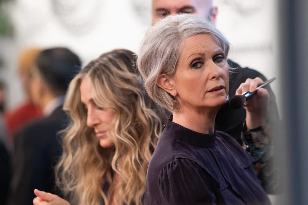 Sarah Jessica Parker Lunches on Shrimp While Filming quot And Just Like That quot