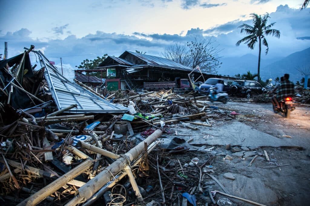 Death after the Earthquake and Tsunami at Indonesia