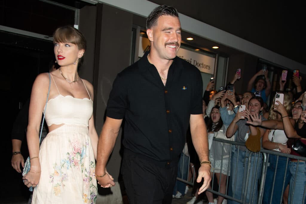Taylor Swift and Travis Kelce Attend Karen Elson Wedding