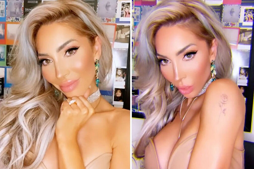 Farrah Abraham taking a selfie