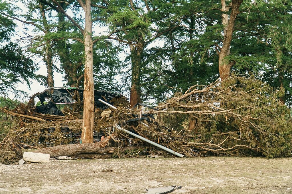 July 7, 2025: Kerville, Texas. .Kerr County, and other counties along the Guadalupe river, have been devastated by the 4th of July flooding. The water rose over 20 ft in about 45 min. Today it decreased significantly, enabling rescuers to continue searching for the missing with hope to find survivors. 104 have been found deceased across 6 counties. 07 Jul 2025 Pictured: July 7, 2025: Kerville, Texas. .Kerr County, and other counties along the Guadalupe river, have been devastated by the 4th of July flooding. The water rose over 20 ft in about 45 min. Today it decreased significantly, enabling rescuers to continue searching for the missing with hope to find survivors. 104 have been found deceased across 6 counties. Photo credit: ZUMAPRESS.com / MEGA TheMegaAgency.com sales@mega.global (Mega Agency TagID: MEGA1335834_007.jpg) [Photo via Mega Agency]