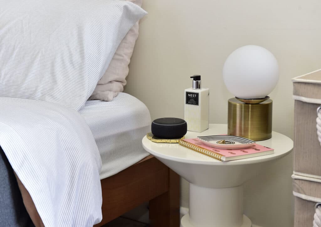 Inside Ava Phillippe's trendy Berkeley university dorm as she teams up with Amazon Off To College to decorate room