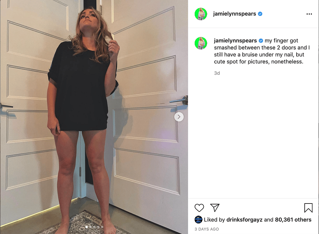 Jamie Lynn Spears' Instagram