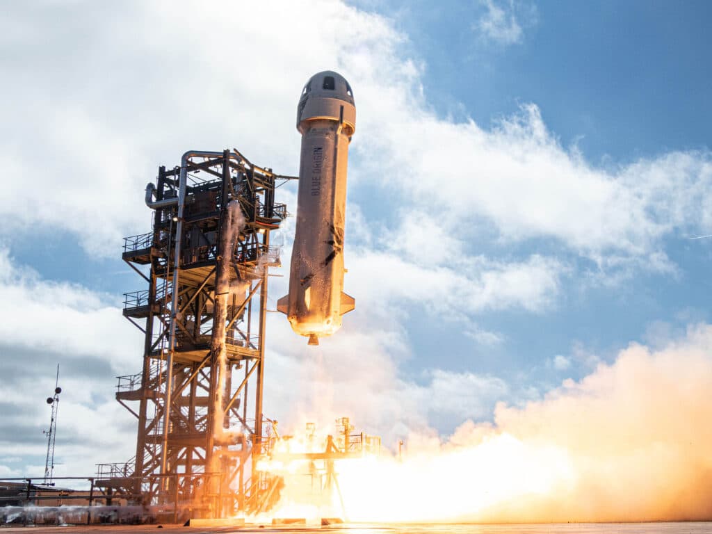 Seat on Jeff Bezos s Blue Origin flight into space sells for 28 million USD at auction