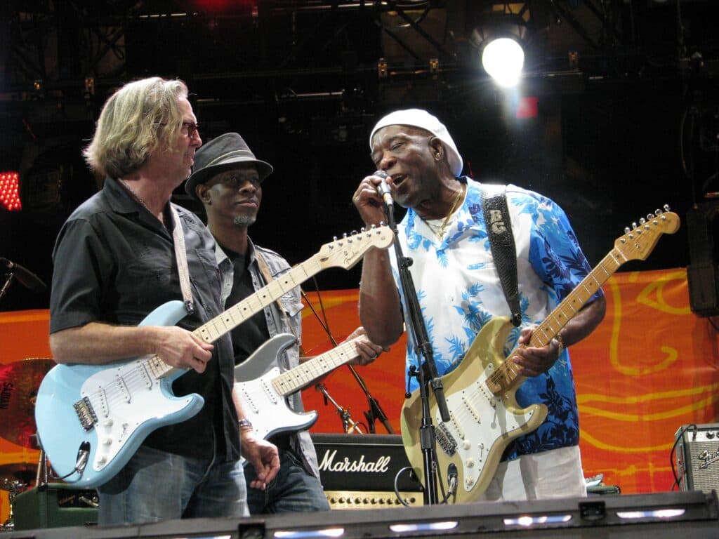 Eric_Clapton,_Keb_Mo_and_Buddy_Guy_26Jun2010