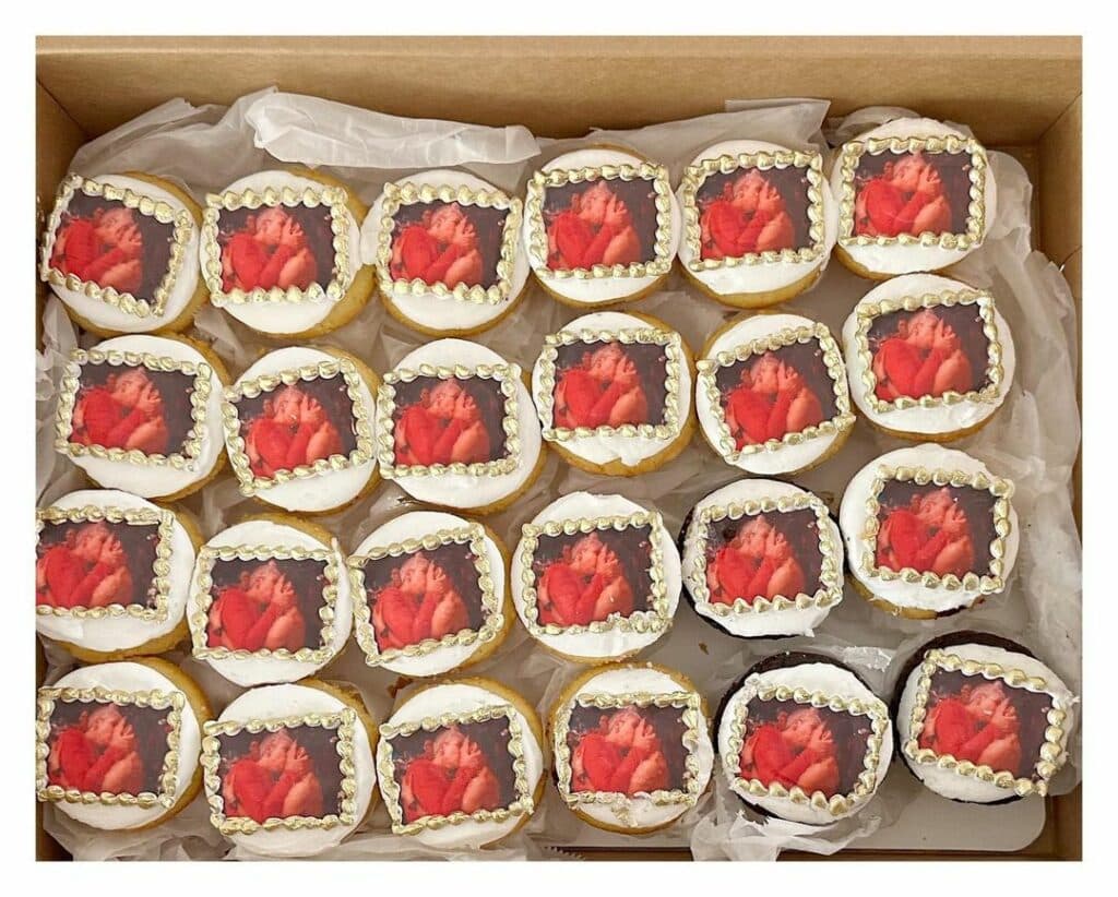 Michelle Yeoh sent Jamie Lee Curtis cupcakes emblazoned with their kiss