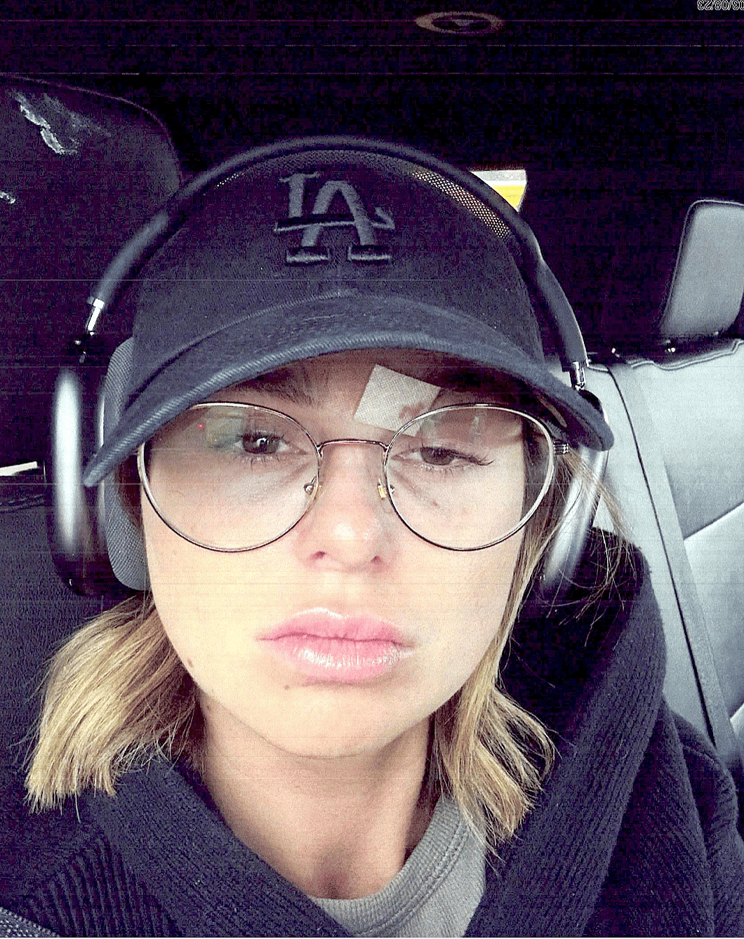 Raquel Leviss with bandaid over her left eye