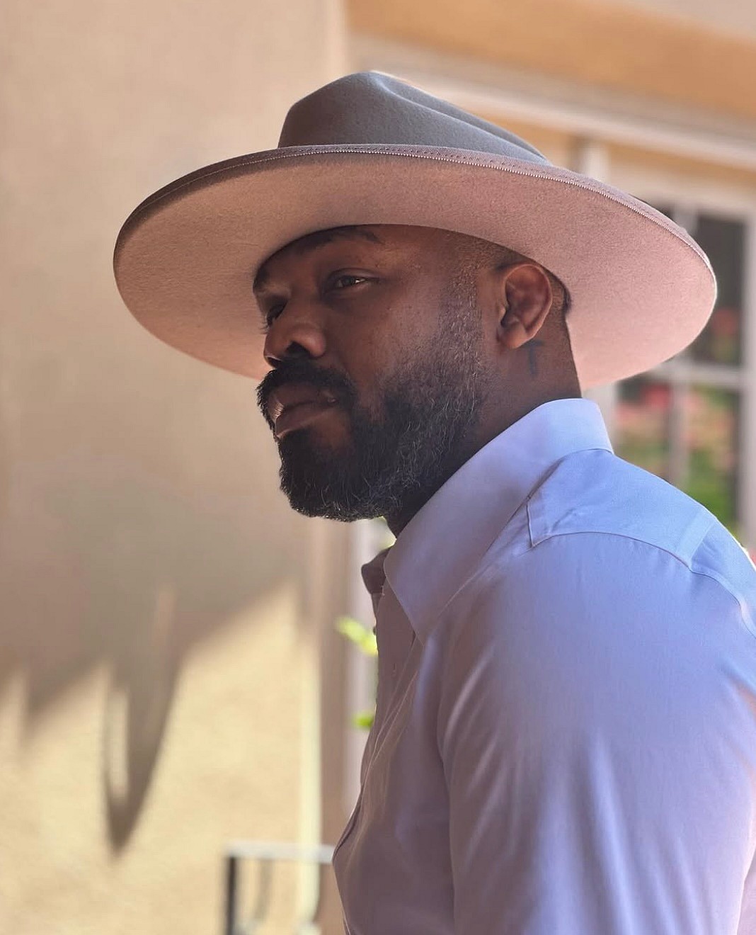 Jon Jones in a hat