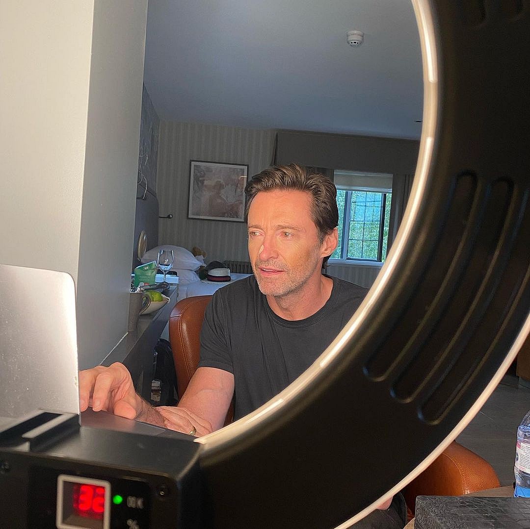 Hugh Jackman after biopsy.