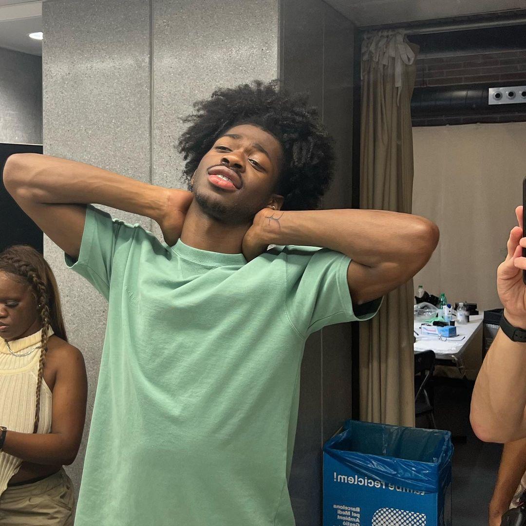 Lil Nas X gets his first tattoo ever