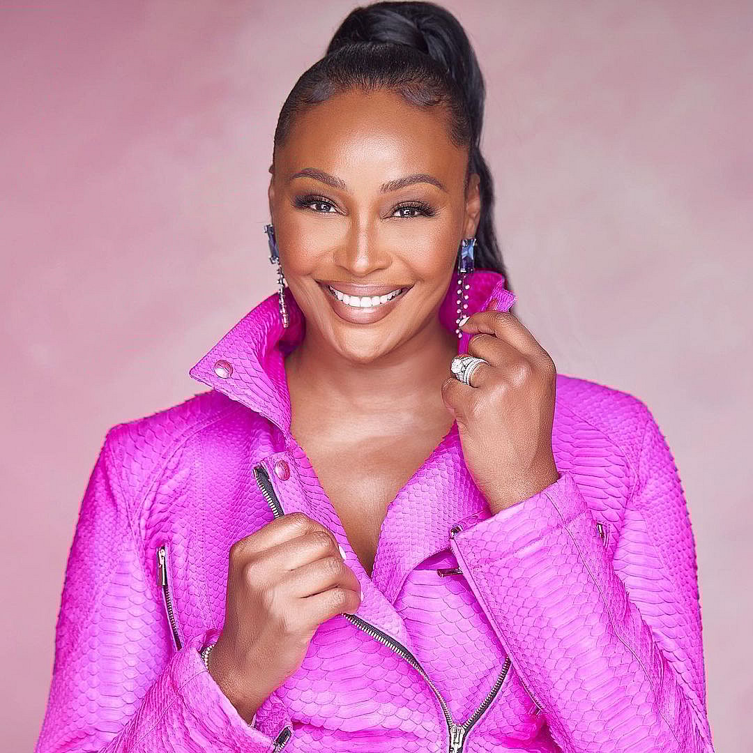 A beautiful looking Cynthia Bailey sporting a pink jacket.