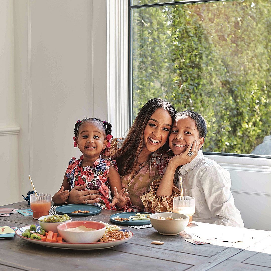 Tia Mowry and her kids