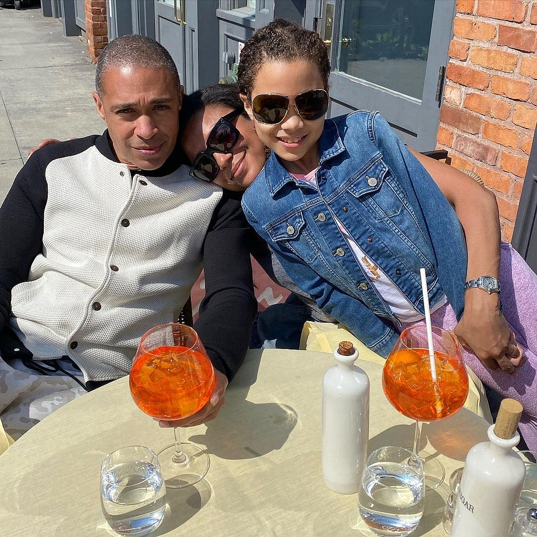 Marilee Fiebig with T.J. Holmes and Sabine