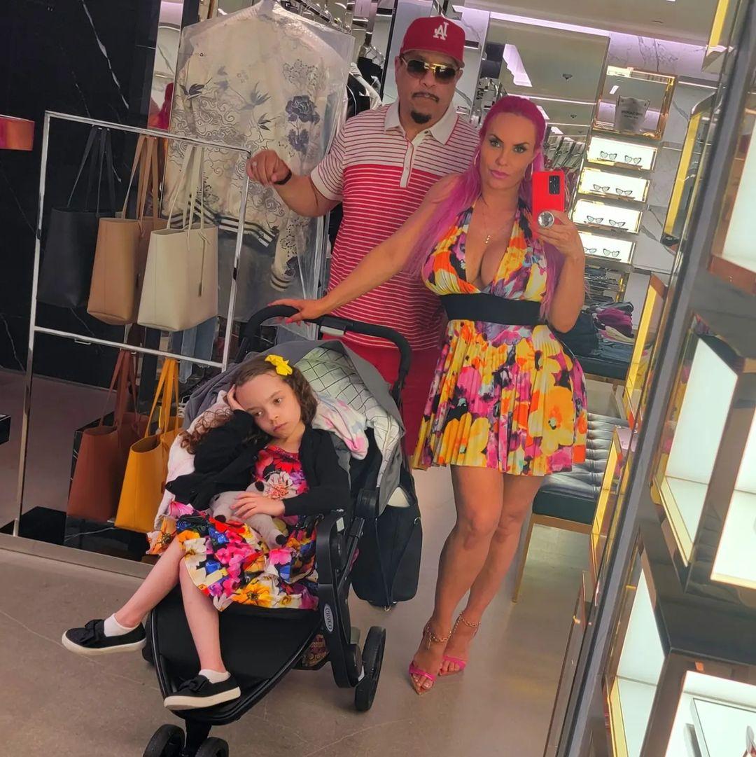 Coco and Ice-T with daughter Chanel