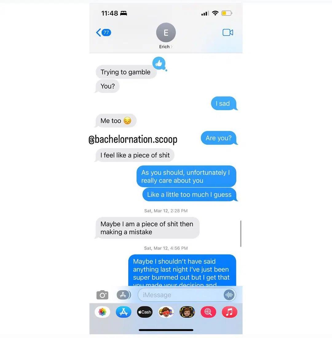 text messages exposing erich schwer