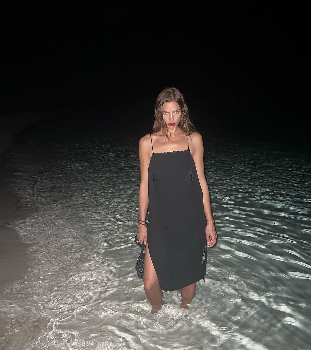 Irina Shayk at the beach