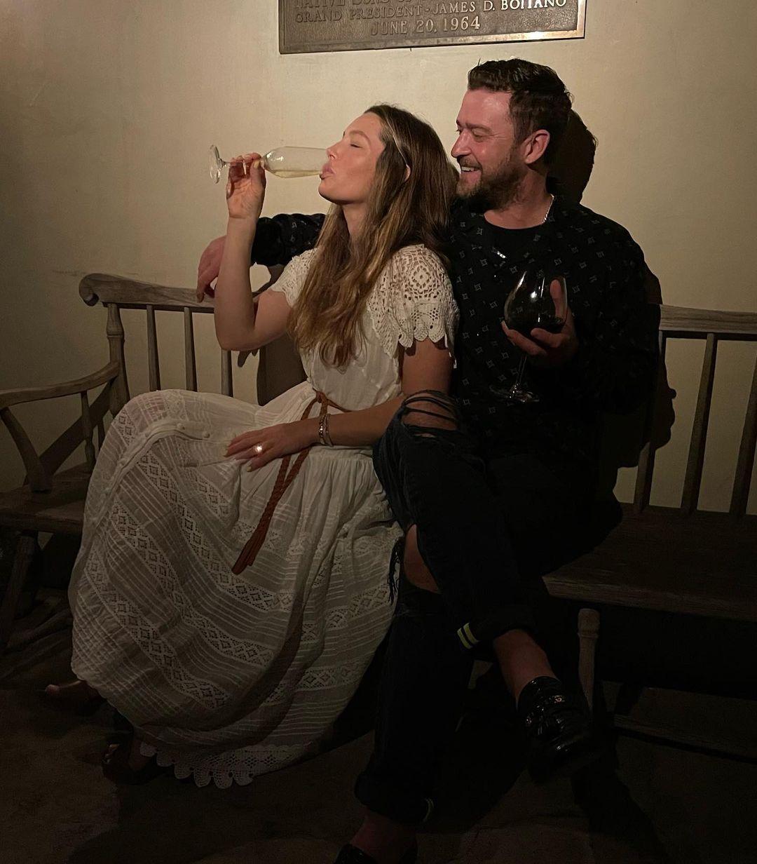 Justin Timberlake and Jessica Biel