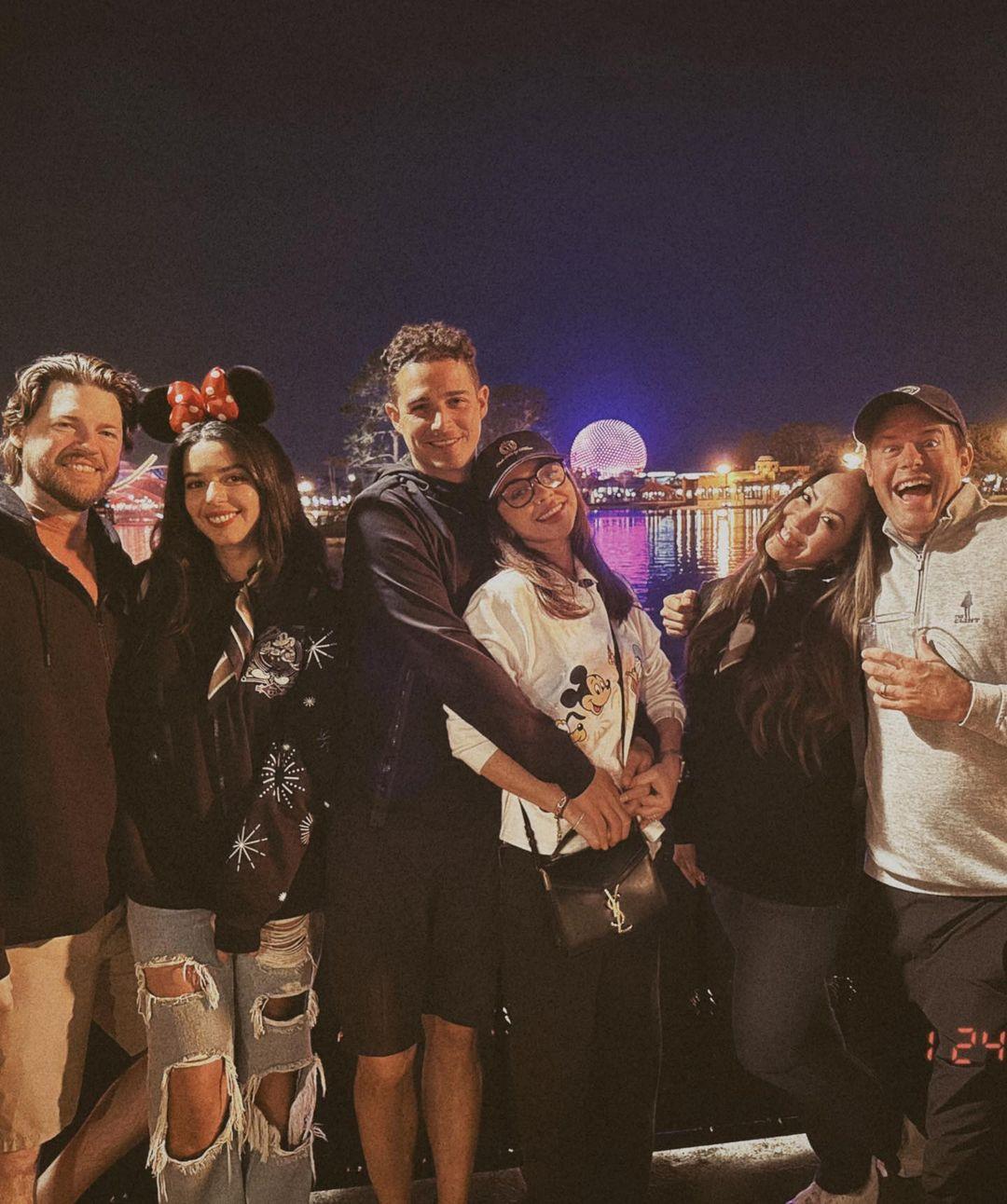 Sarah Hyland and Wells Adams visit EPCOT