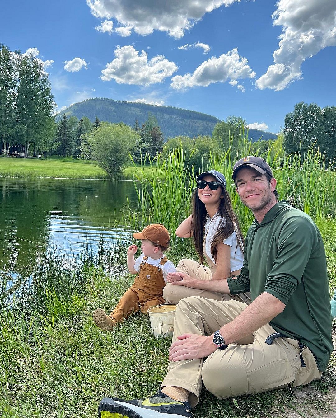 Olivia Munn and John Mulaney enjoy family vacation time with son Malcolm