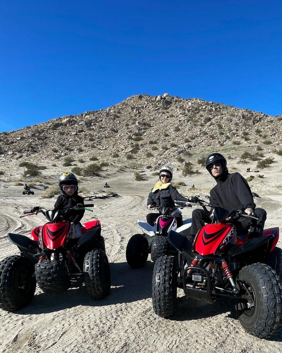 Kourtney Kardashian's post on her Instagram page