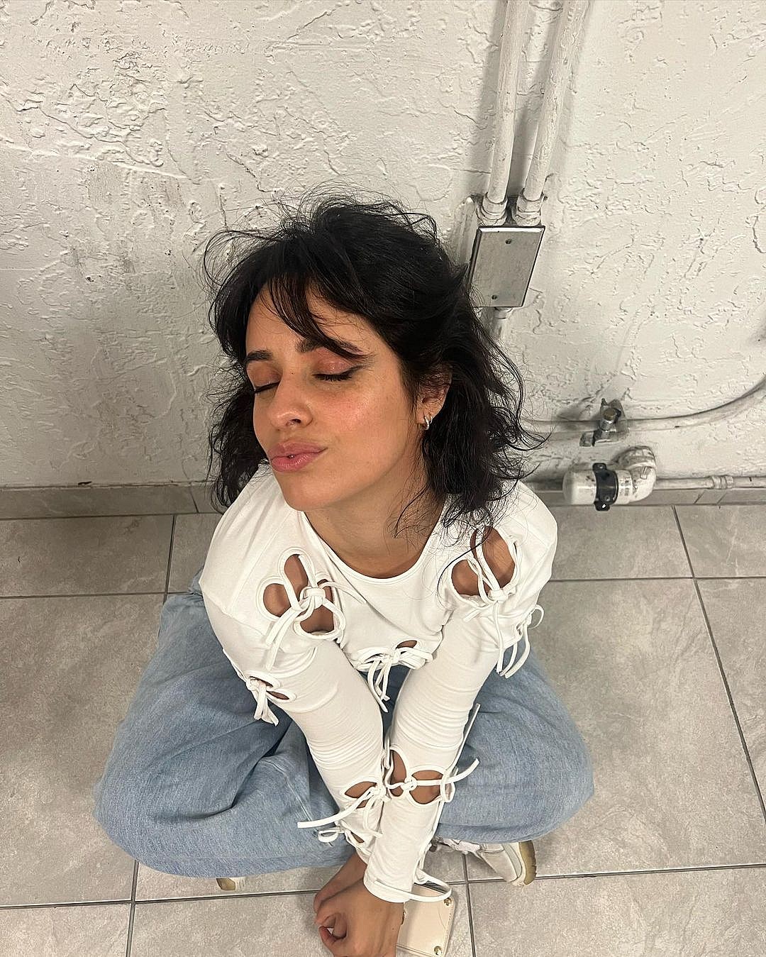 Camilla Cabello flaunts darker hair