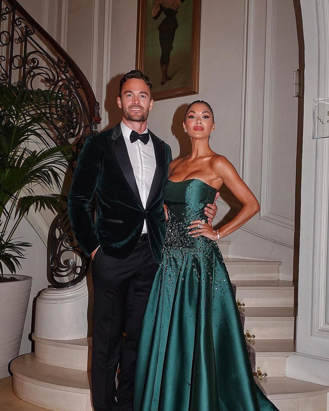 Nicole Scherzinger and fiance Thom Evans take on Monaco