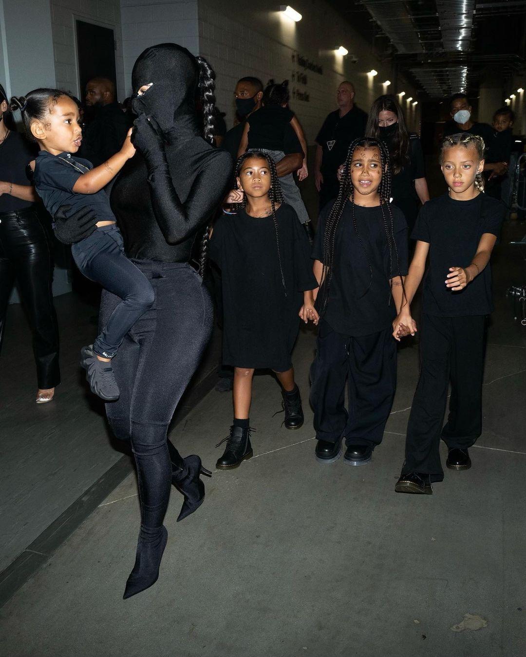 Kim Kardashian Goes Full Bondage For 'Donda' Listening Event
