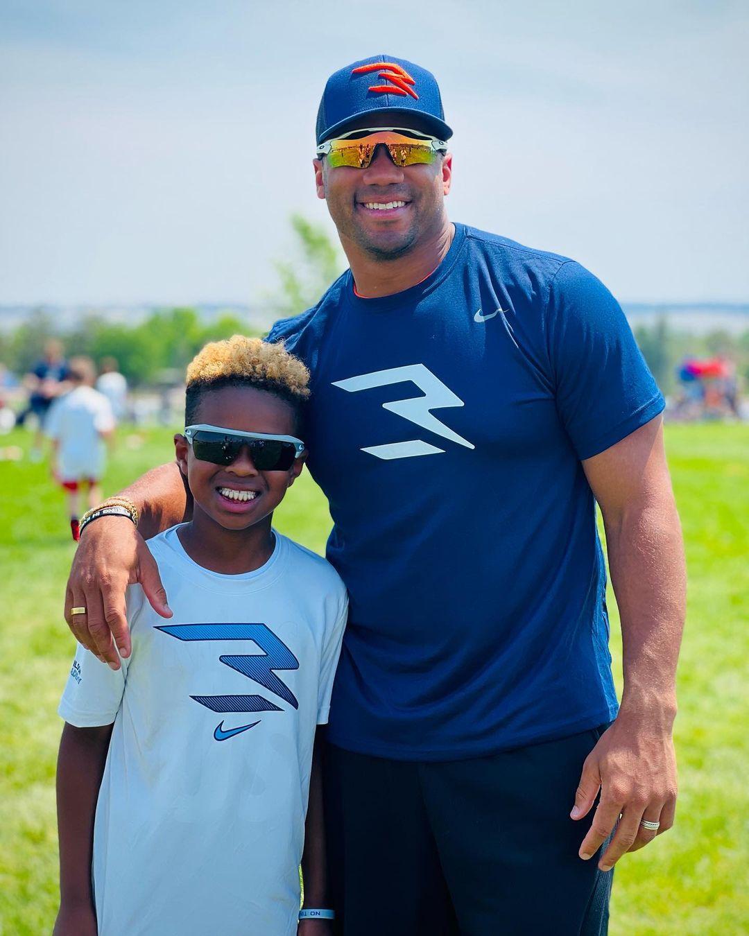 Russell Wilson and Future Zahir