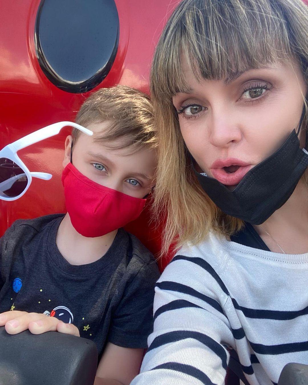 Christina Ricci and son Freddie
