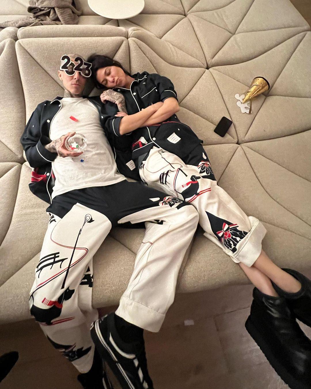 Kourtney Kardashian's post on her Instagram page