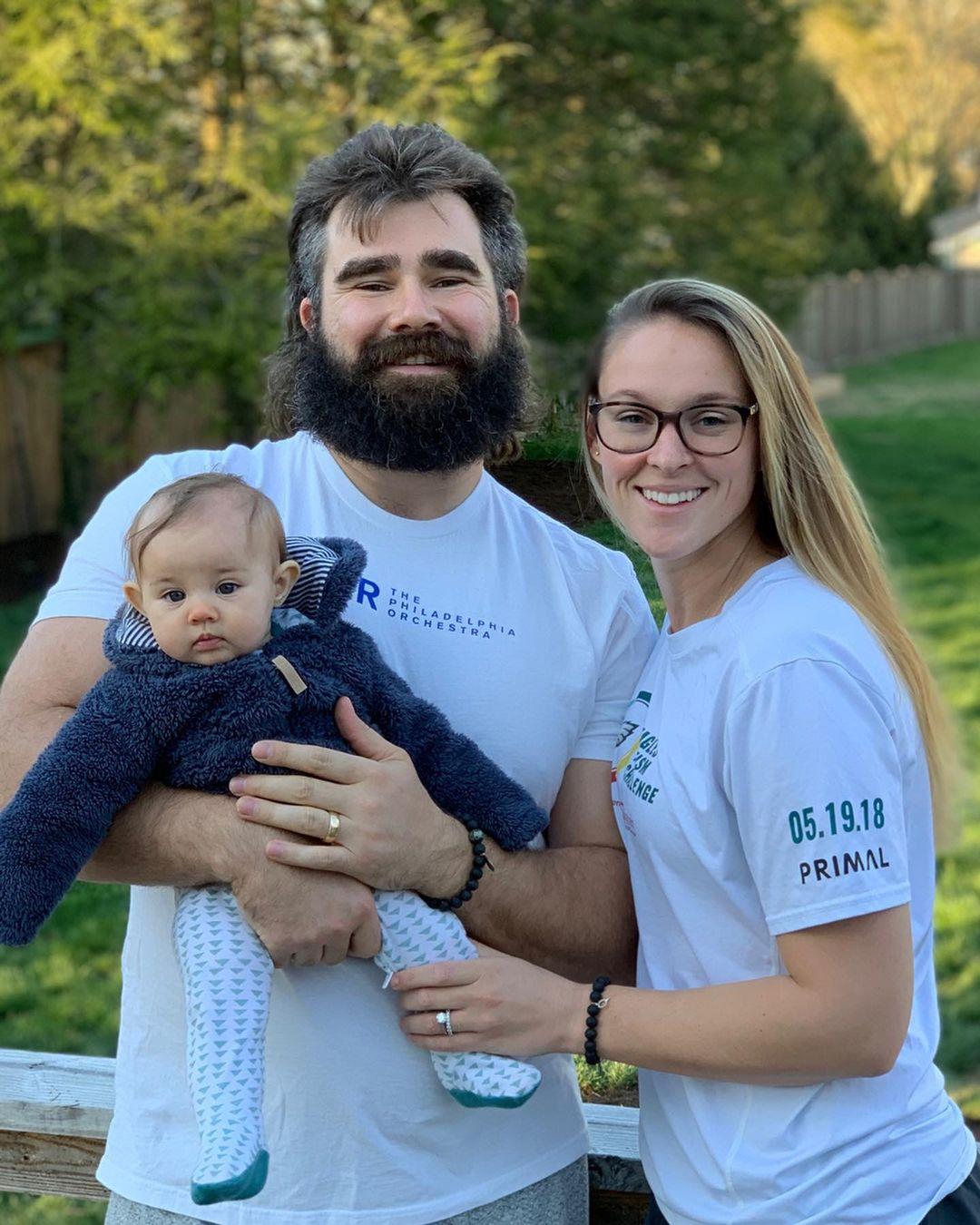 Jason and Kylie Kelce