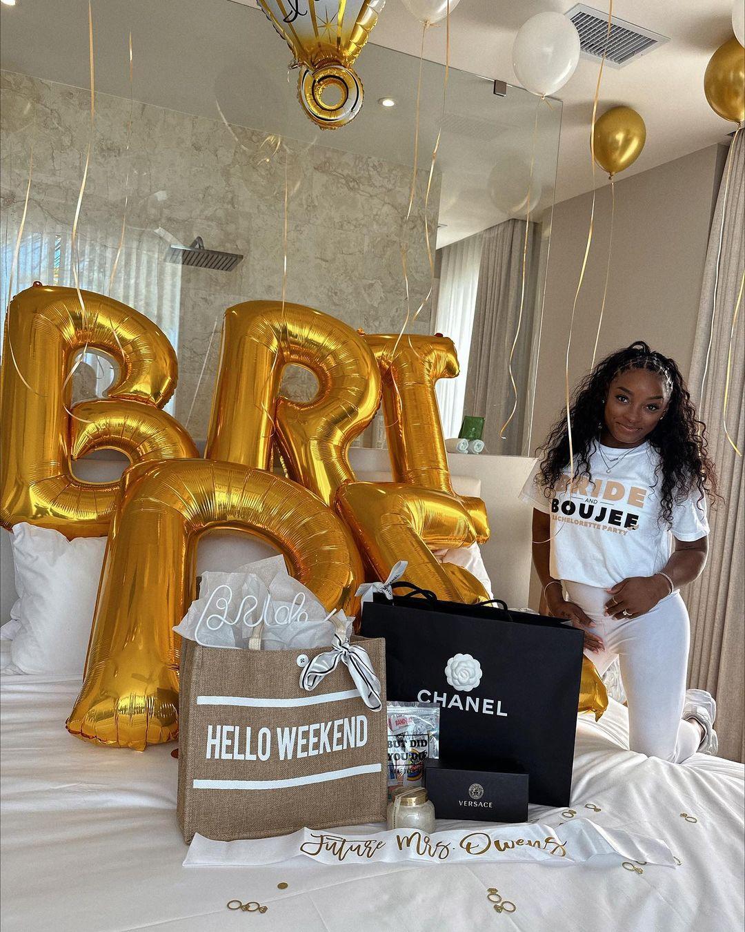 Inside Simone Biles' Lavish 'Bride & Boujee' Bachelorette Party